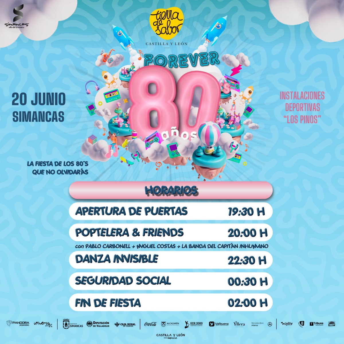 FOREVER 80 CICLO SIMANCAS VILLA DE LA MUSICA